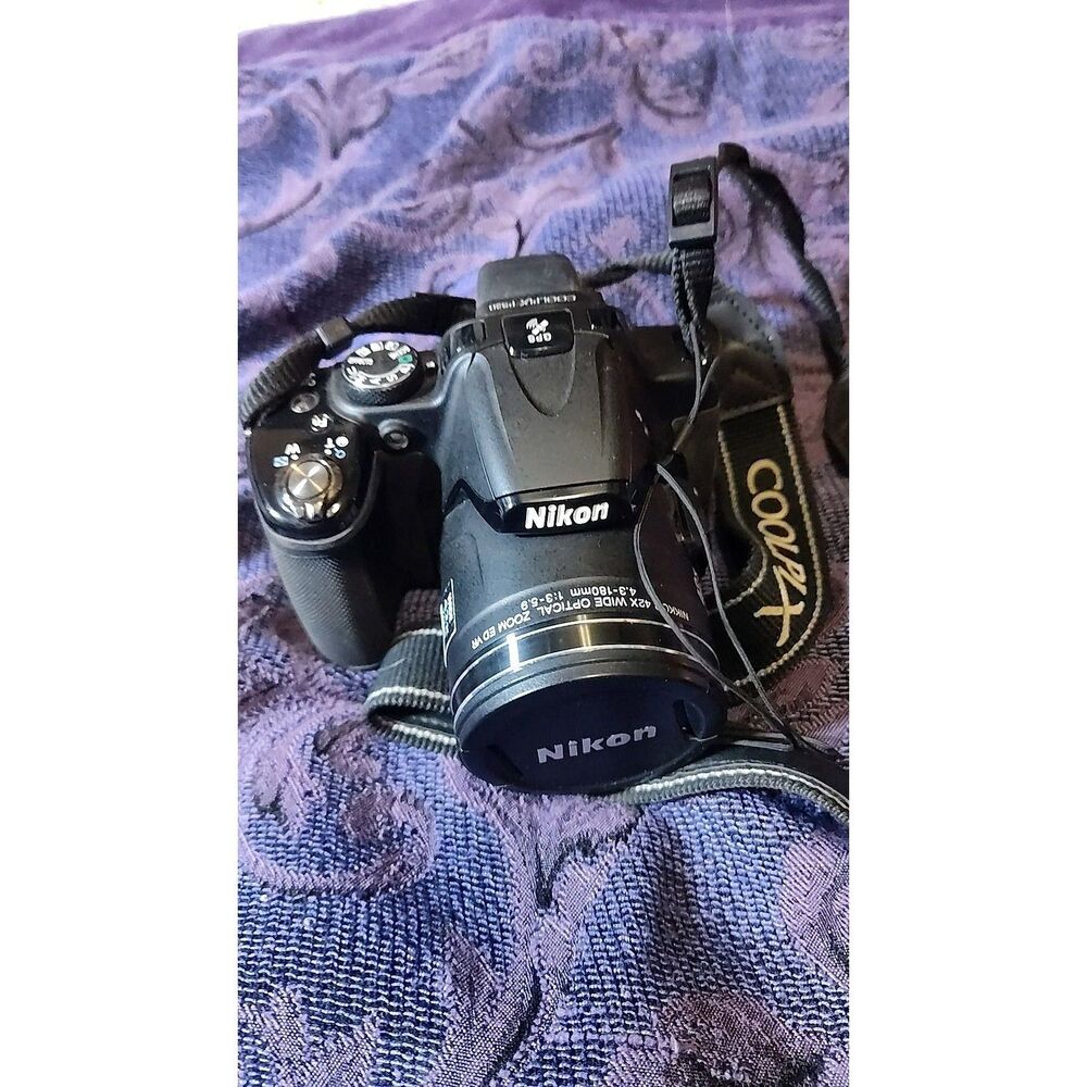 Nikon Coolpix P530 Digital Bridge Camera 42x Optical Zoom 16.1MP Strap Very Good